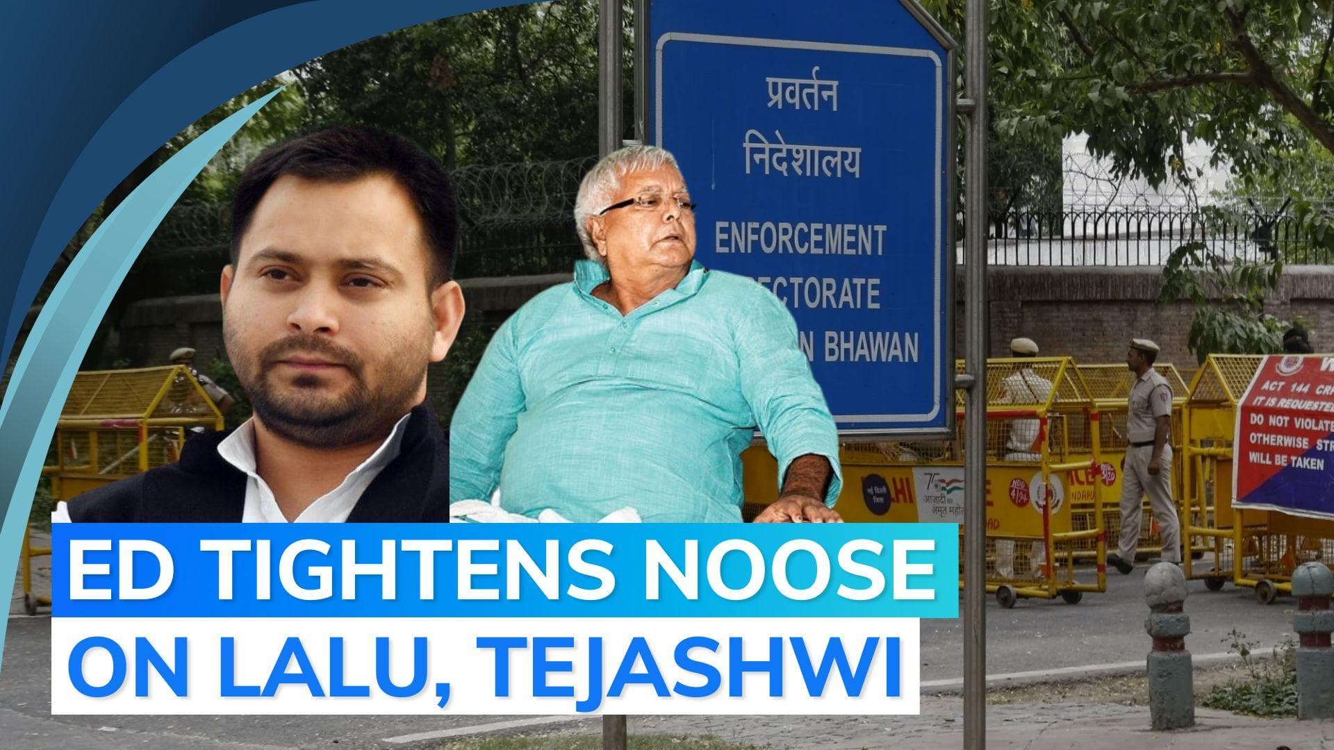 Railways land-for-jobs case: ED summons Lalu for first time, son Tejashwi also asked to join probe