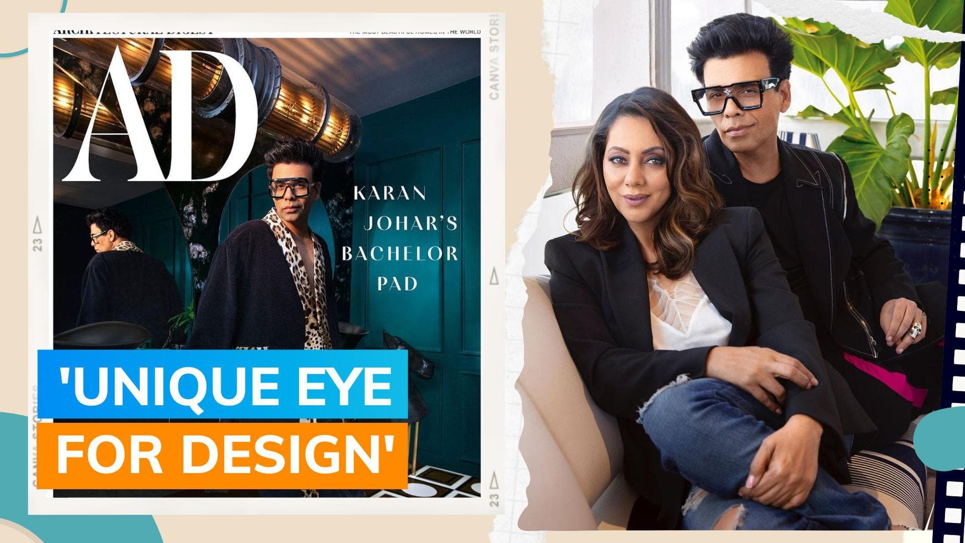 Gauri Khan designs Karan Johar's bachelor pad; shares pictures
