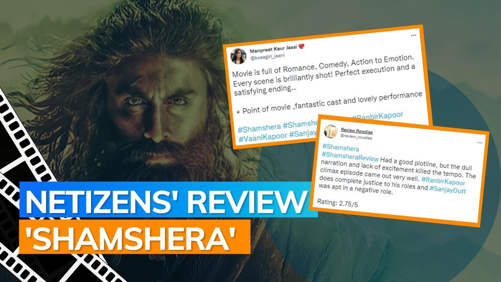 'Shamshera' Twitter review: Ranbir Kapoor-Vaani Kapoor starrer receives mixed reactions from Twitterati