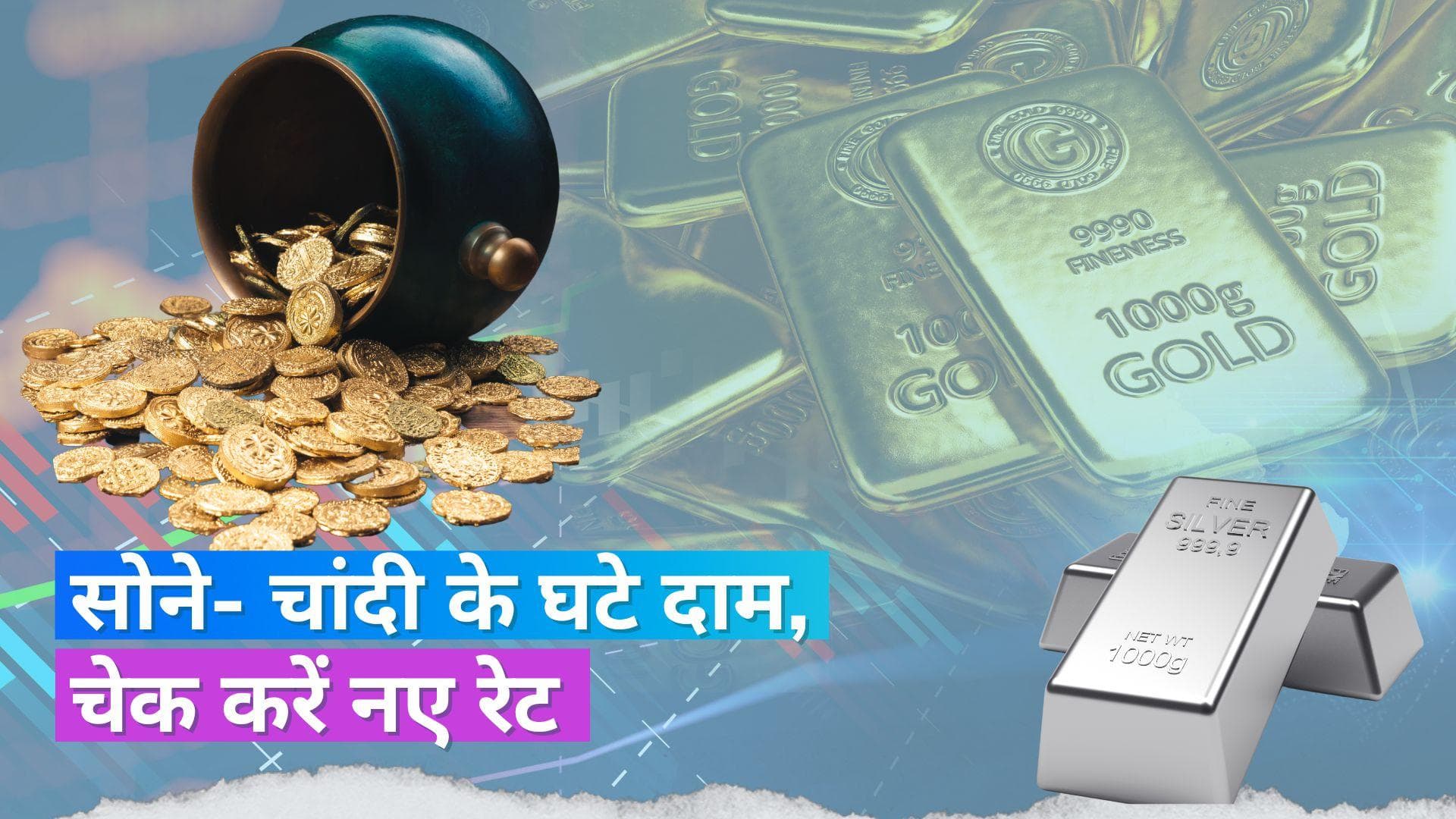 Gold-Silver Price Today: आज सोने की कीमतों में आई गिरावट, चांदी भी हुई सस्ती, जानें कितने घटे दाम