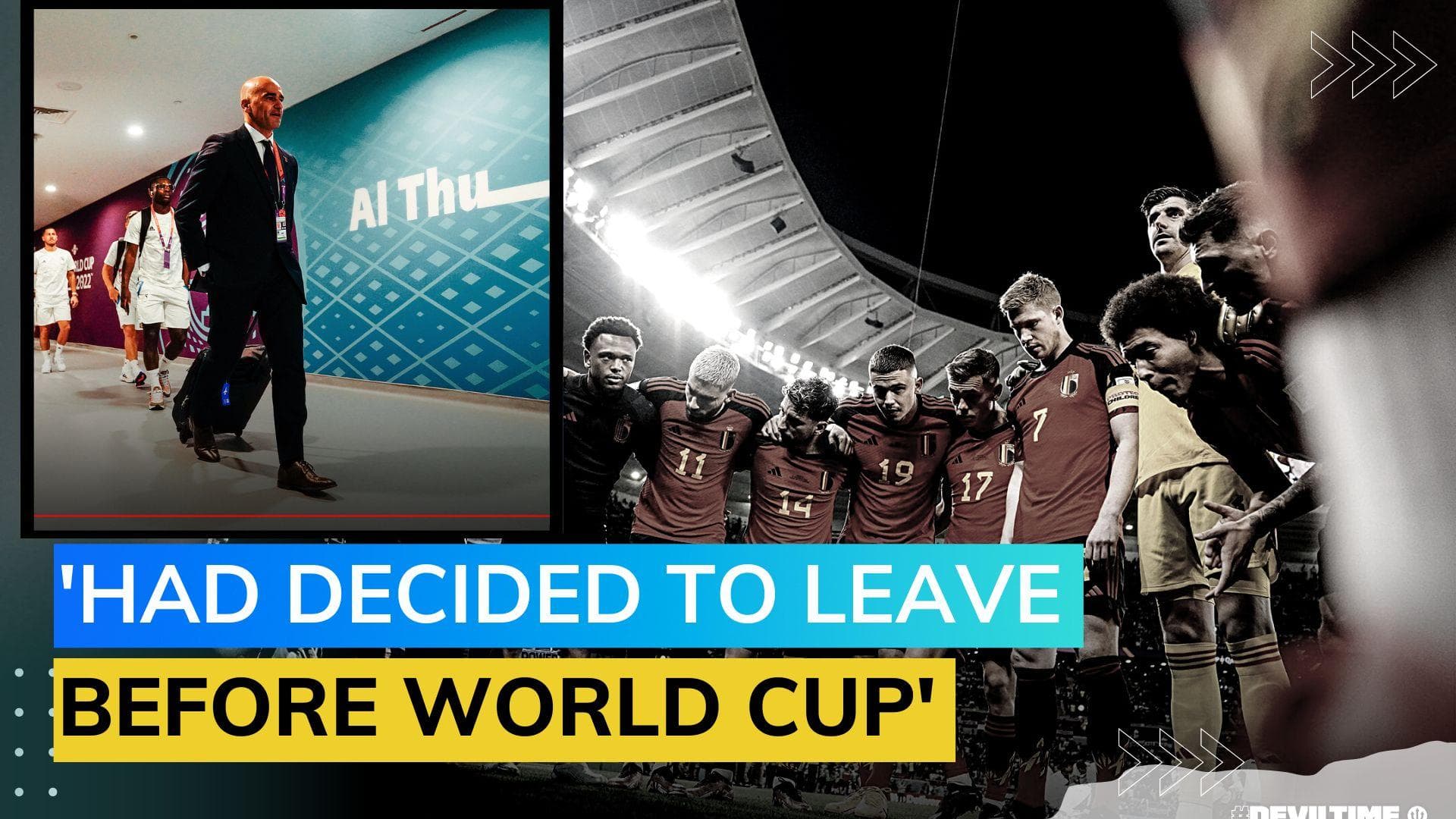 FIFA World Cup 2022: Coach Roberto Martinez steps down after Belgium crash out