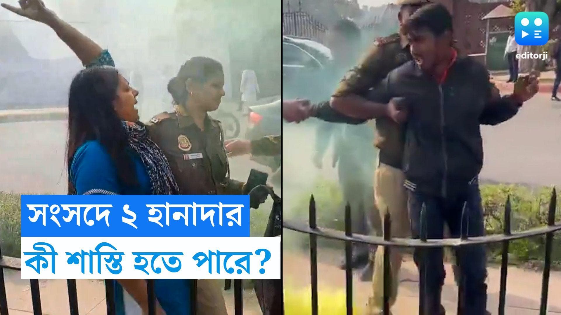 Security Breach In Parliament: সংসদে রং বোমা ফাটানোর ঘটনায় ধৃত ২ জনের কী শাস্তি হতে পারে? জানুন বিস্তারিত