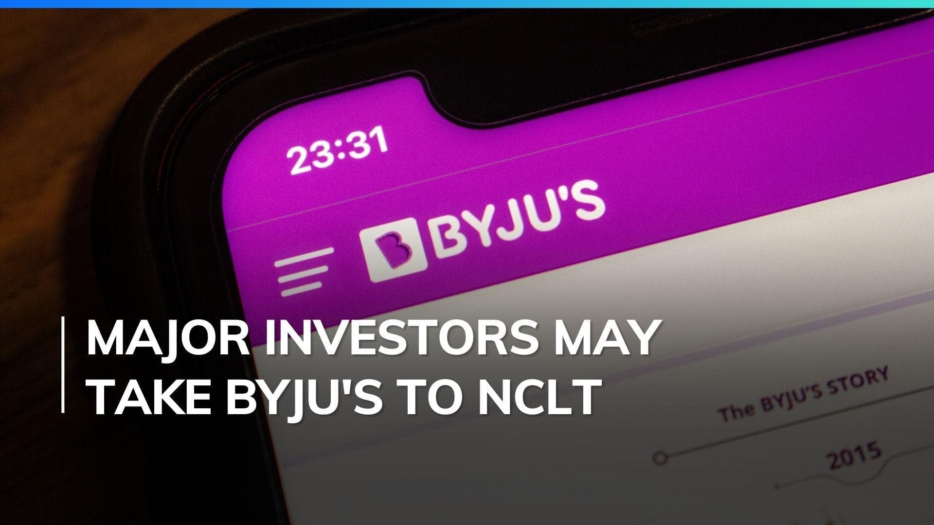 Byju’s turmoil deepens: Major investors eye NCLT action amid crisis
