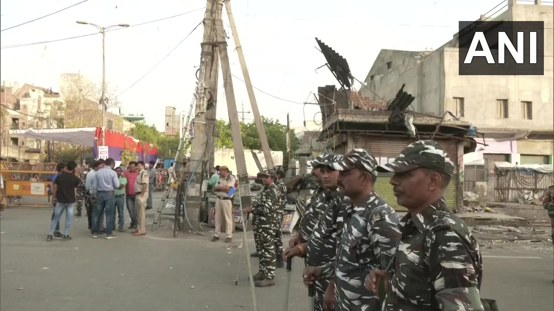 Jahangirpuri violence: CCTVs installed; Delhi police set up temporary monitoring station