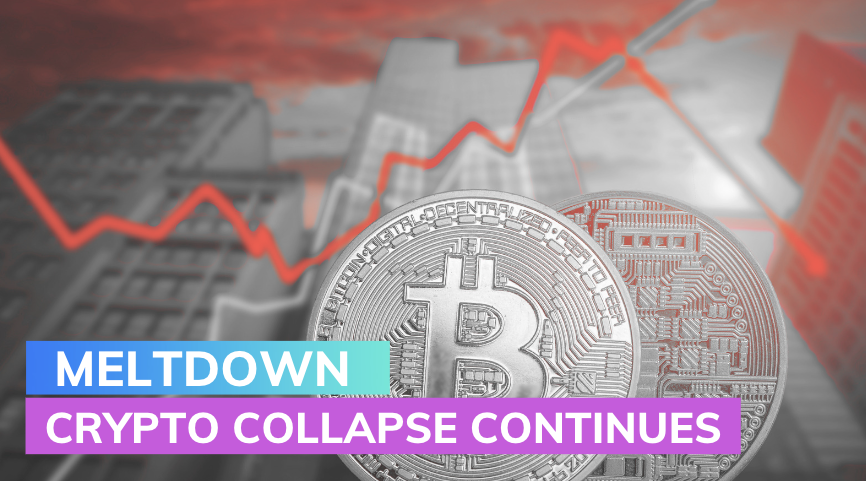 Crypto come crumbling down! Bitcoin tests $20,000