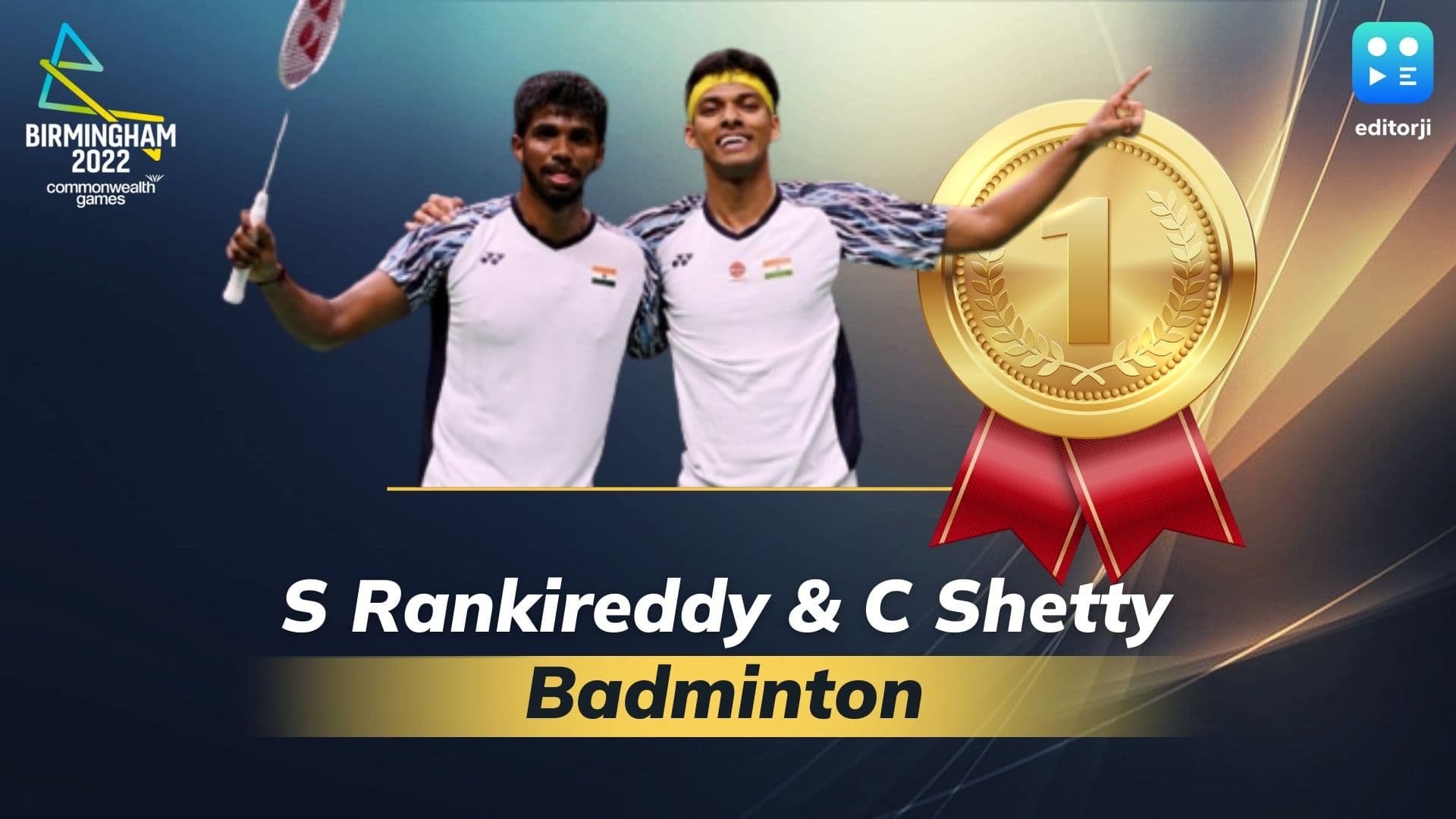 CWG: Satwiksairaj Rankireddy-Chirag Shetty clinch Badminton Gold in Men's Doubles