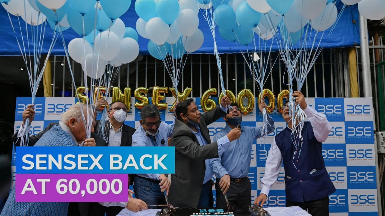Markets on the move: Sensex reclaims 60,000 