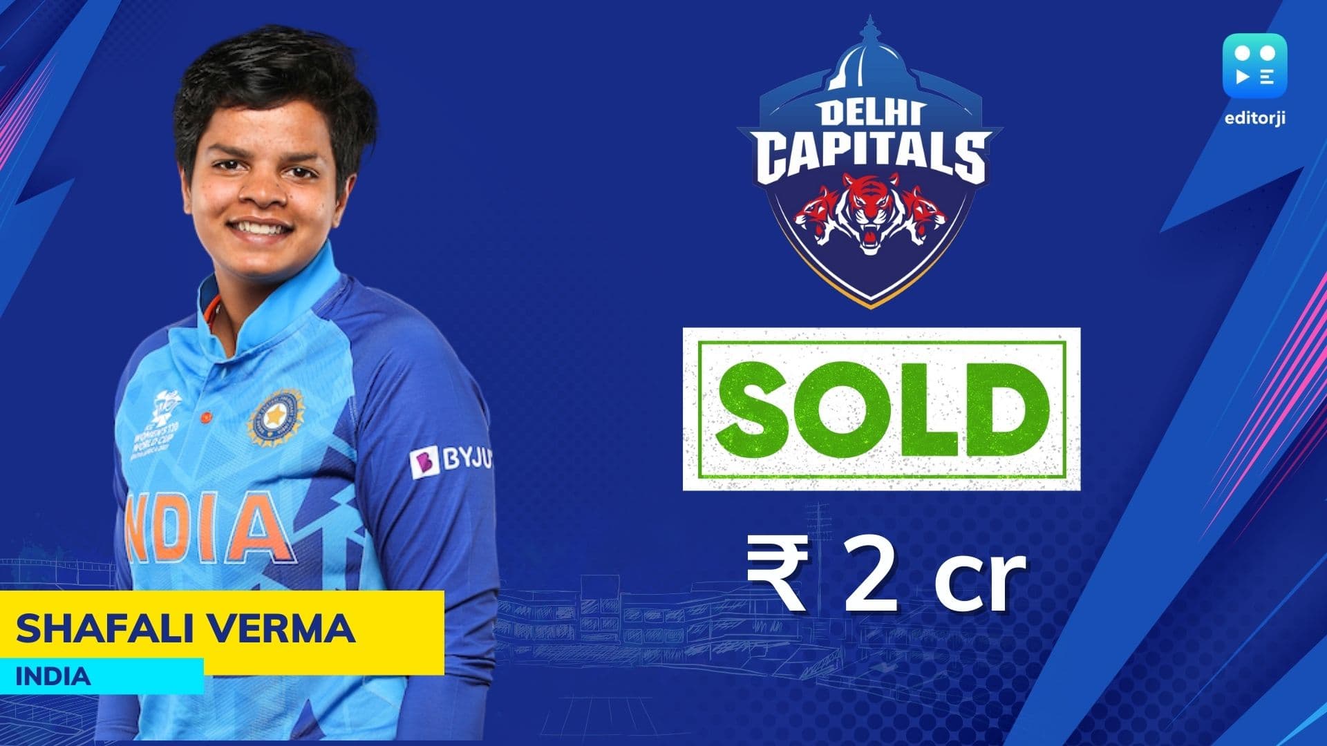 WPL 2023 AUCTION: दिल्ली कैपिटल्स की हुई शेफाली और जेमिमा तो दीप्ति शर्मा के लिए लगी 2.60 करोड़ की बोली