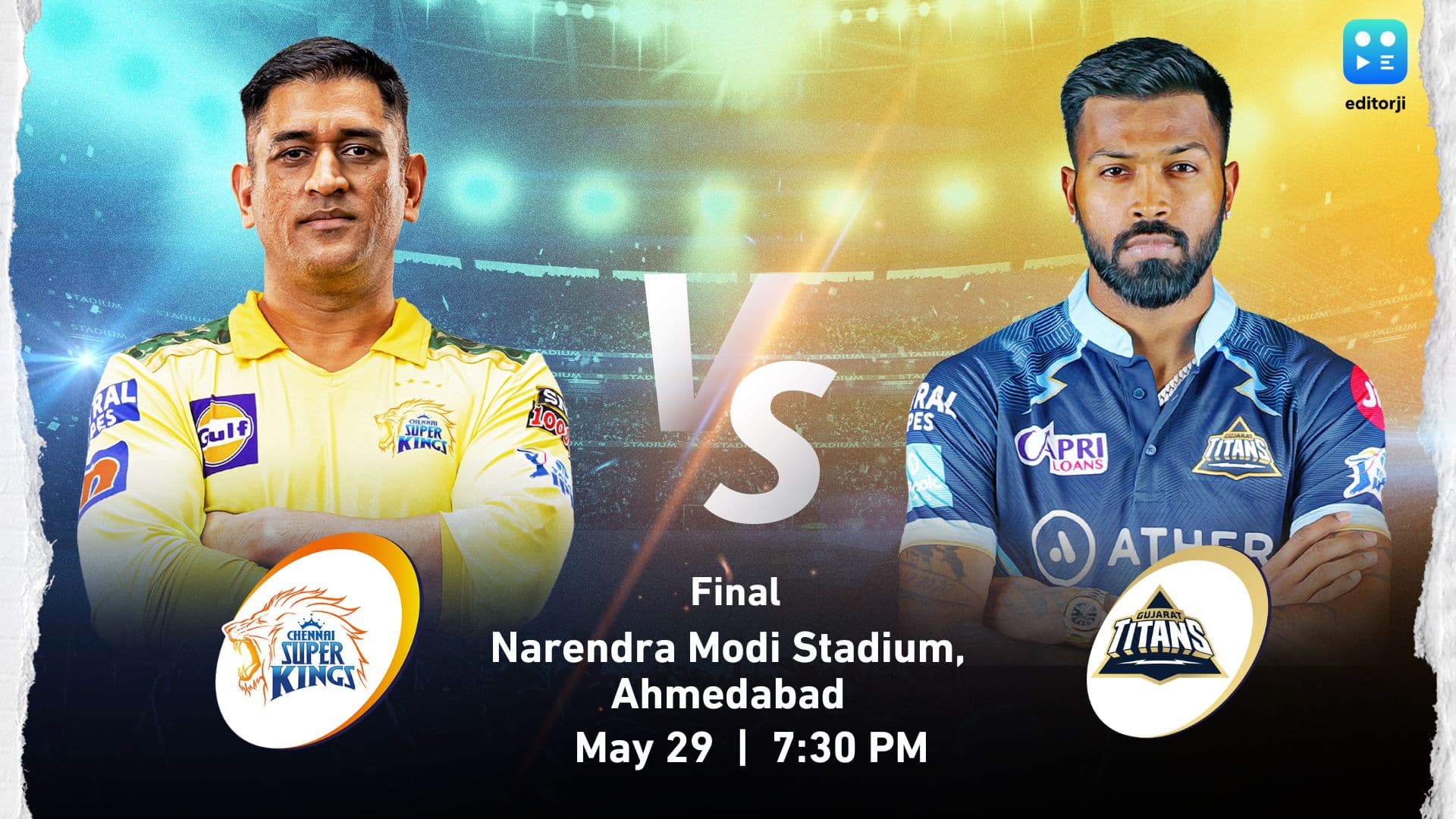 IPL 2023 Final CSK vs GT: MS Dhoni wins toss, opts to bowl