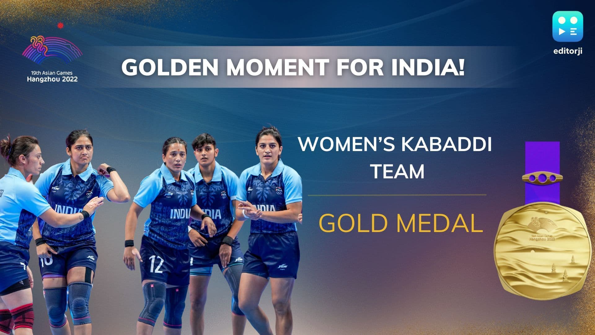 Asian Games 2023: देश की महिला कबड्डी टीम ने गोल्ड जीतकर पूरी की मेडल की सेंचुरी, पीएम मोदी ने दी बधाई...