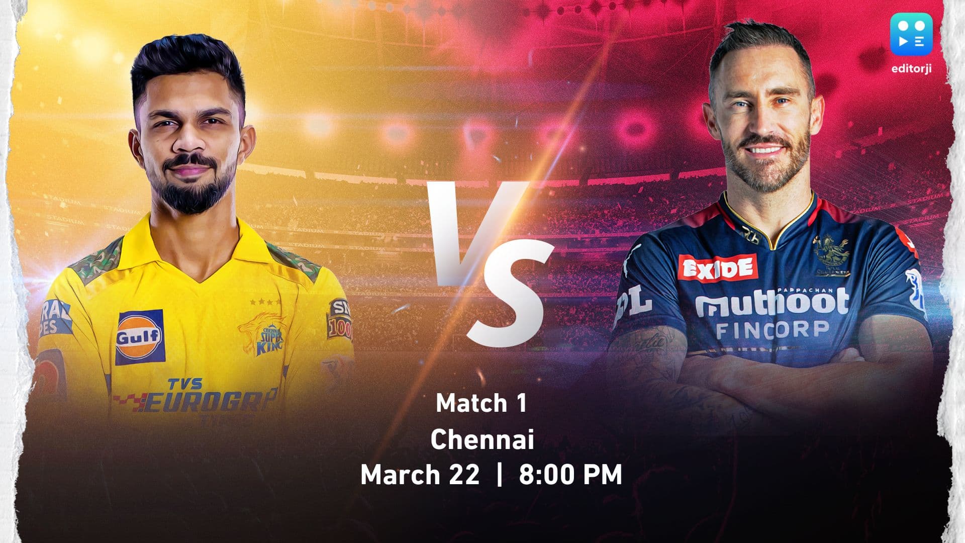 CSK vs RCB IPL 2024: Faf du Plessis wins toss in tournament opener