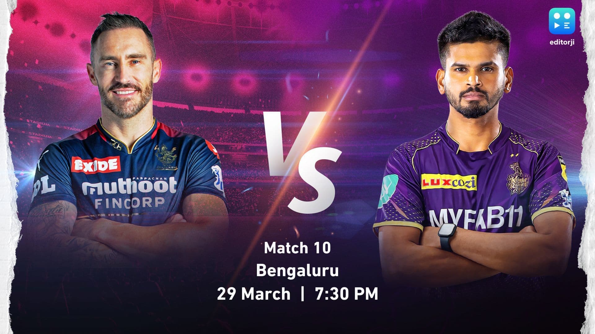 RCB vs KKR IPL 2024: Shreyas Iyer wins toss in Bengaluru, KKR bring in a spinner