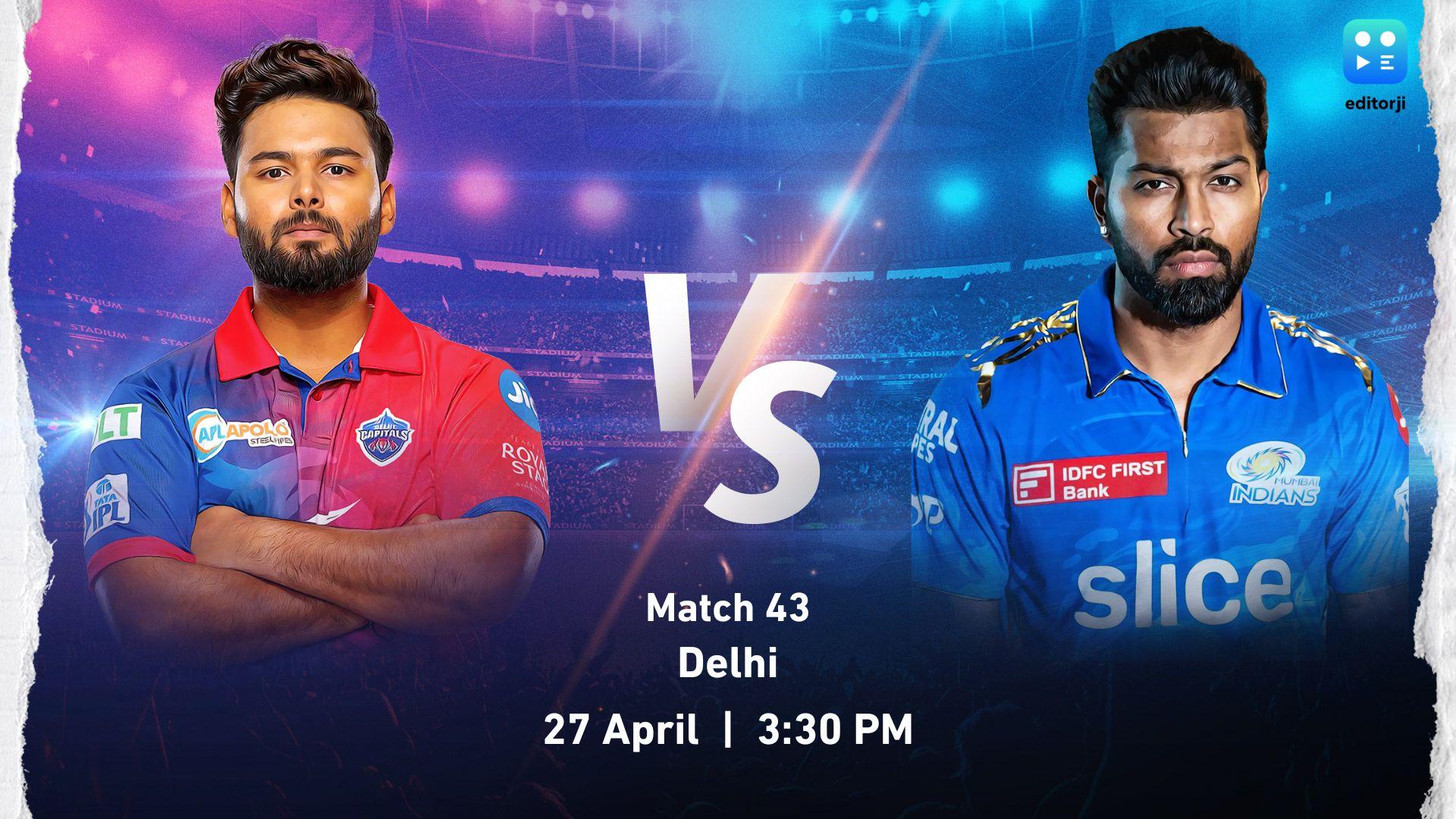 DC vs MI IPL 2024: Hardik Pandya wins toss; 1 change each for Delhi & Mumbai