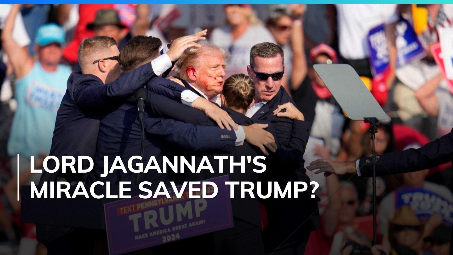 Trump's survived assassination attempt is credited to divine aid by Lord Jagannath