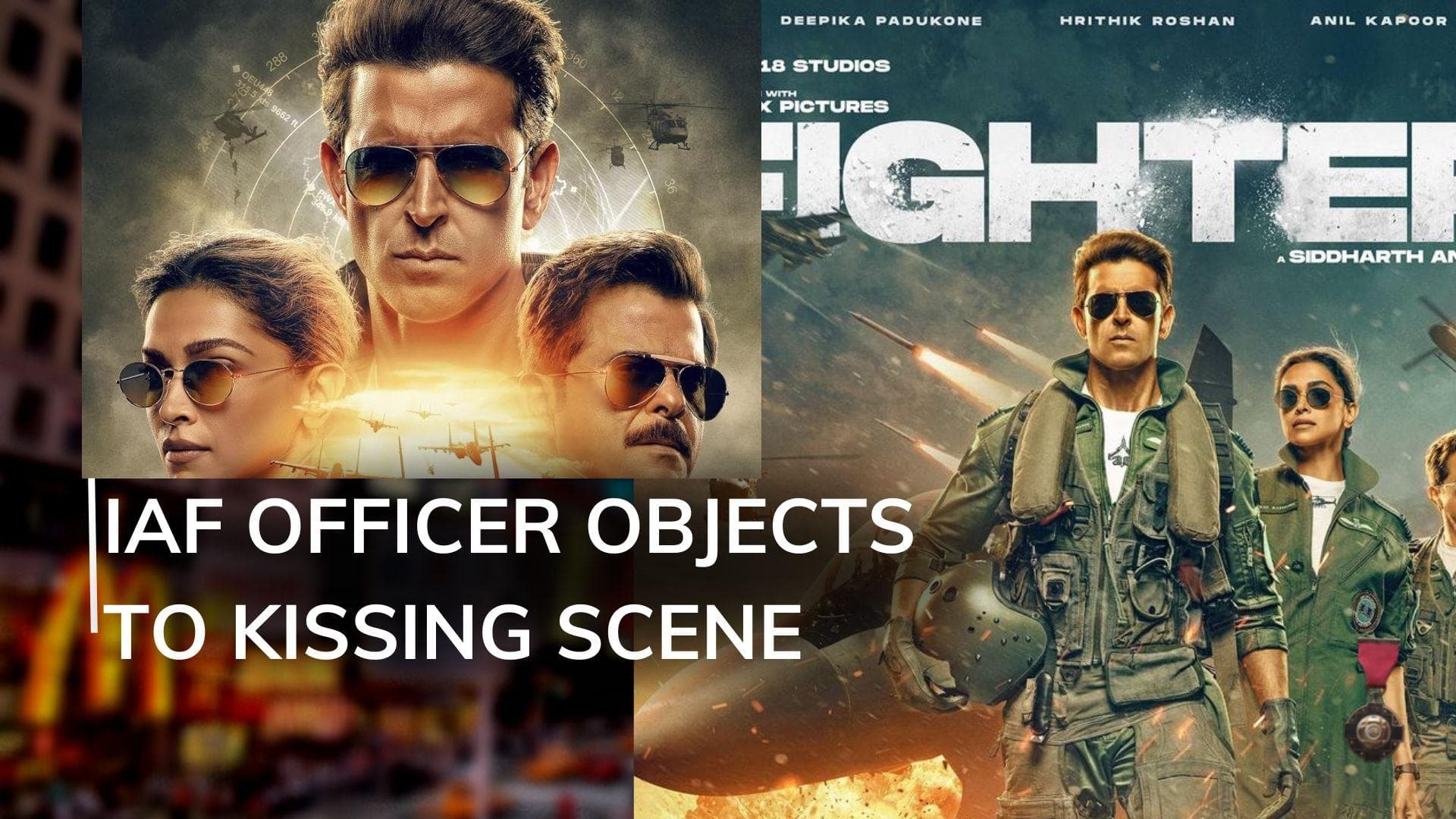 Deepika Padukone, Hrithik Roshan's 'Fighter' receives legal notice from IAF officer over kissing scene