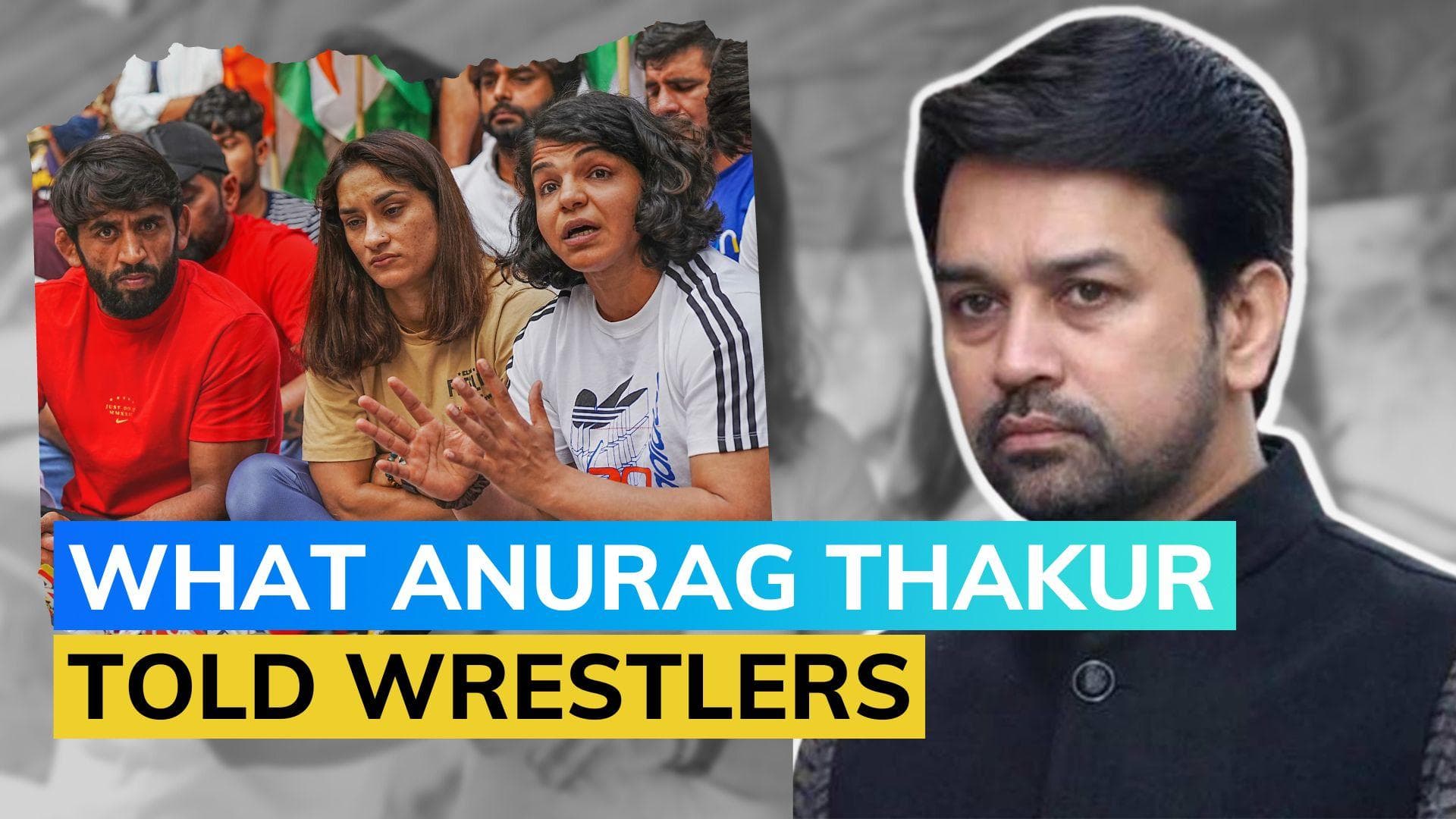 Wrestlers' Protest: 'Let Delhi Police complete its investigation' - Anurag Thakur tells grapplers