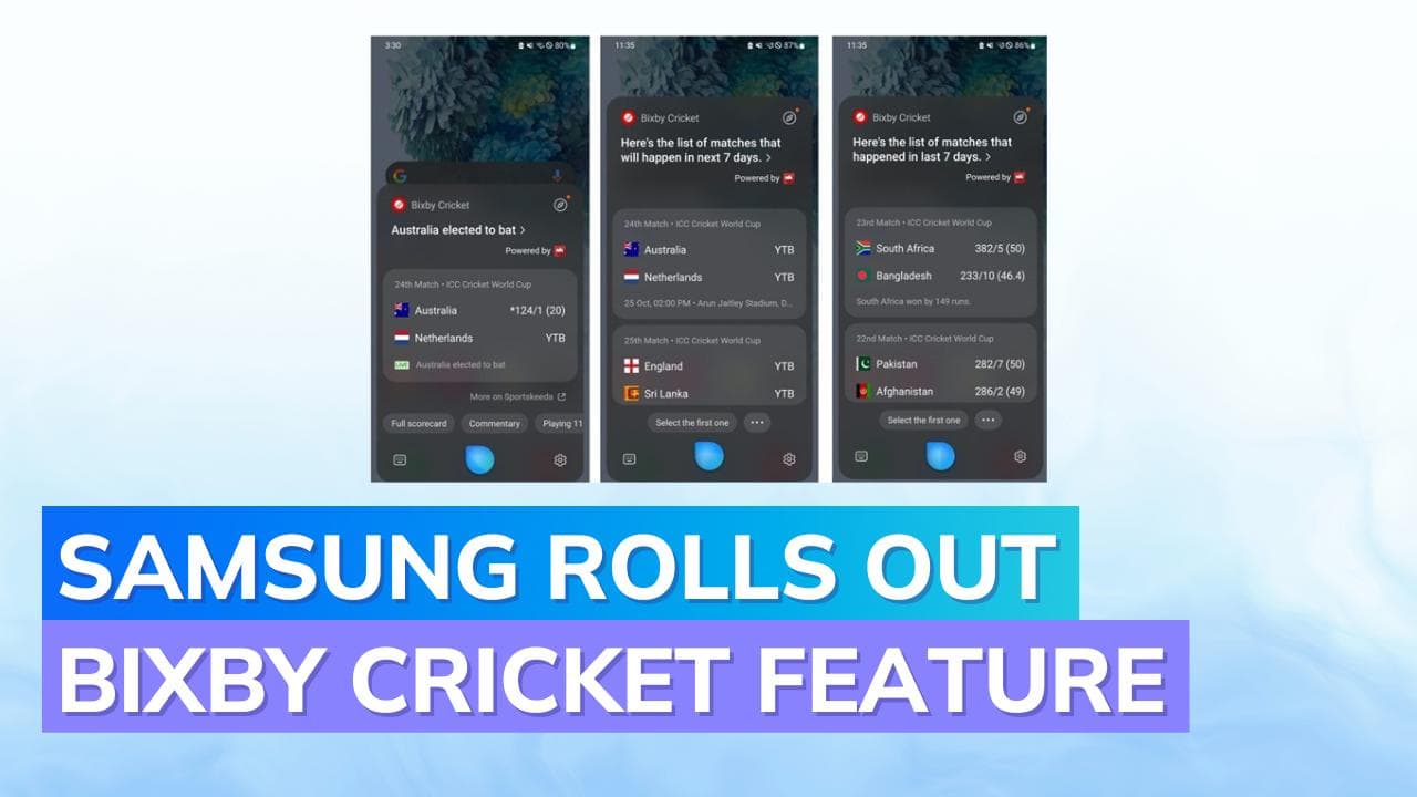 Samsung launches Bixby Cricket feature in India: Check full details