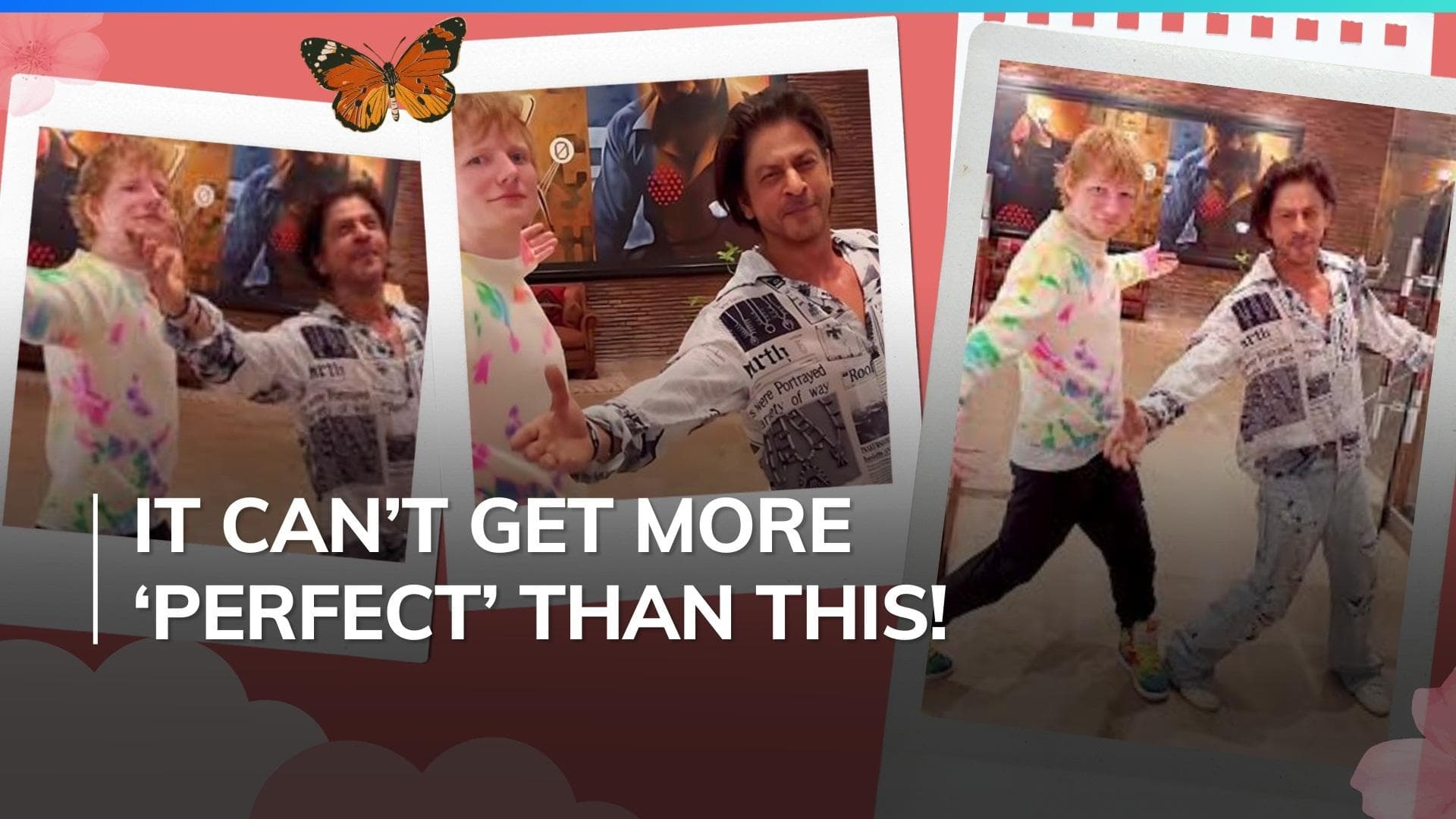 Watch: Ed Sheeran sings ‘Perfect’ for Shah Rukh Khan at Mannat, video goes viral  