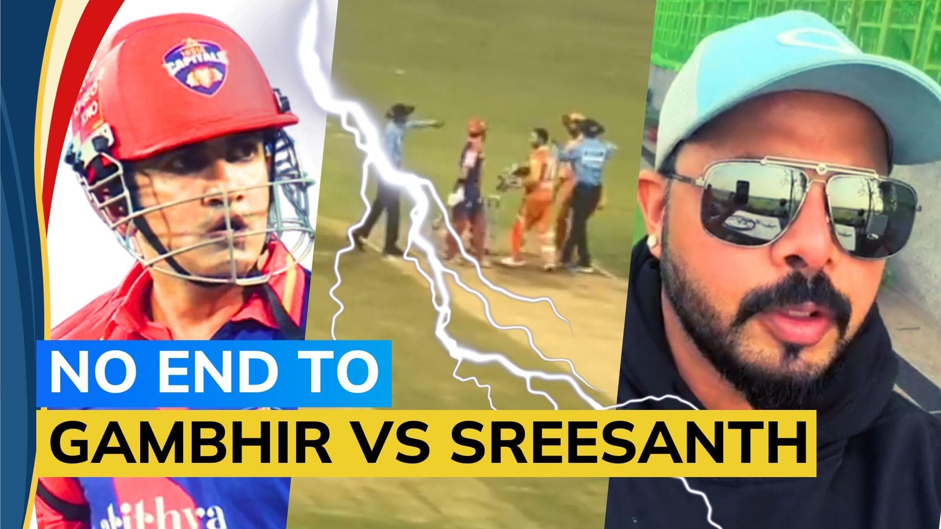 Watch: S Sreesanth says Gautam Gambhir kept calling him 'Fixer, Fixer' during Legends League Cricket game