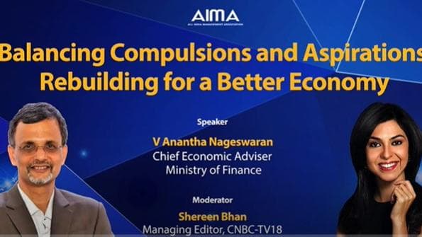 AIMA 2022: CEA V Anantha Nageswaran talks about building for a better economy
