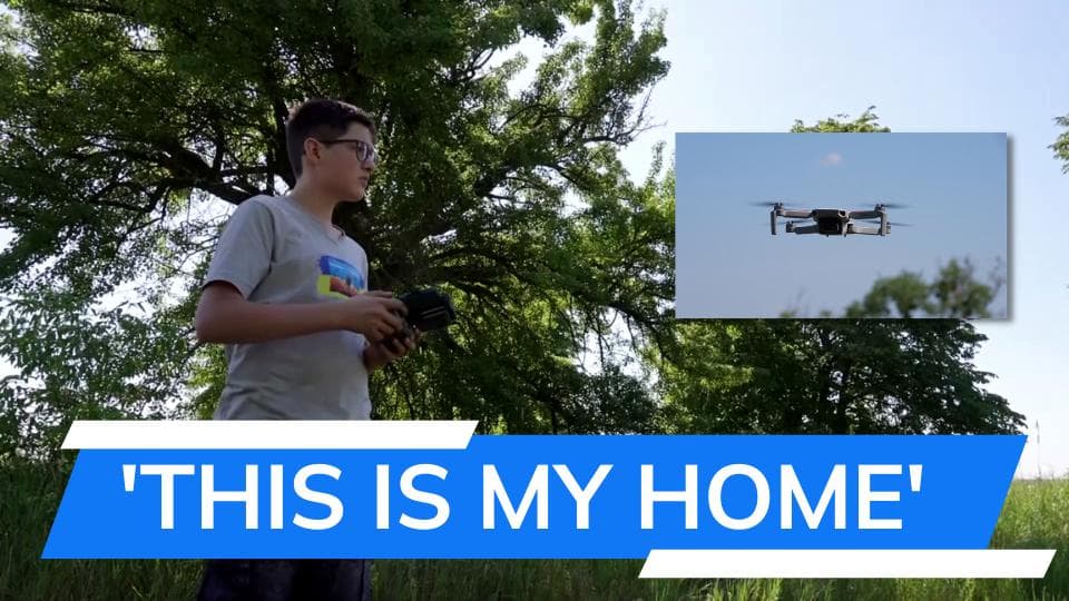 Armed with drone, how this Ukrainian boy helped fight Russians