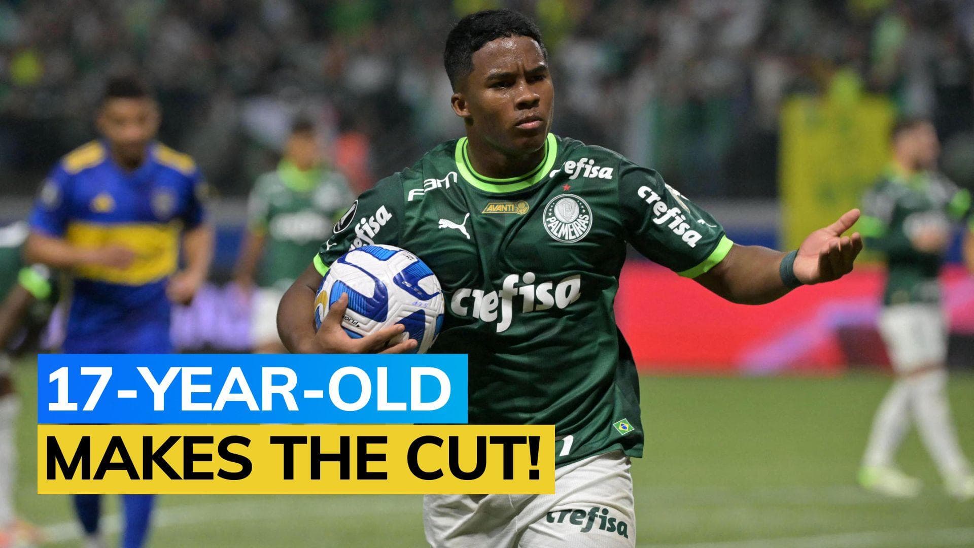 Teenage sensation Endrick gets maiden Brazil call-up for World Cup qualifiers