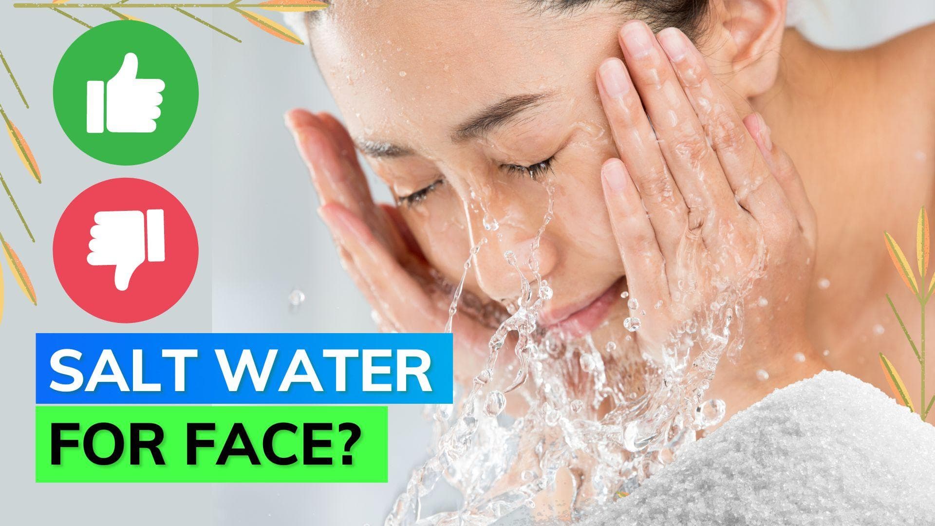 Can salt water cleansing clear up acne? Watch to Find out! 