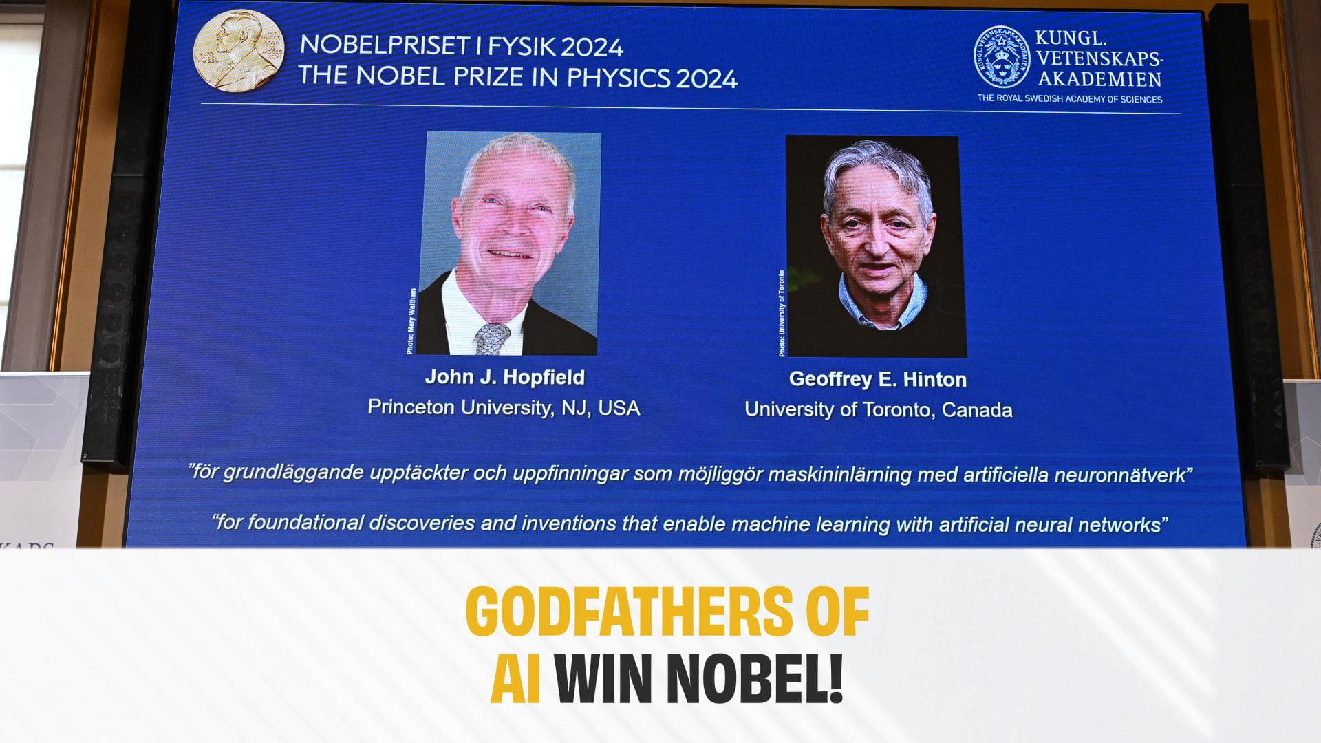 Nobel Prizes 2024: John Hopfield, Geoffrey Hinton bag Physics award