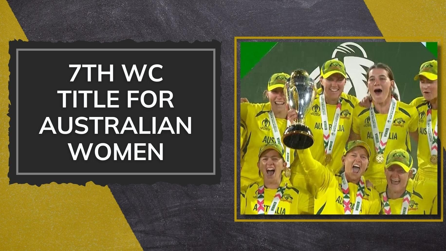 ICC Women's World Cup, AUS VS ENG: Nat Sciver's 148* go in vain as Australia win 7th World Cup title 