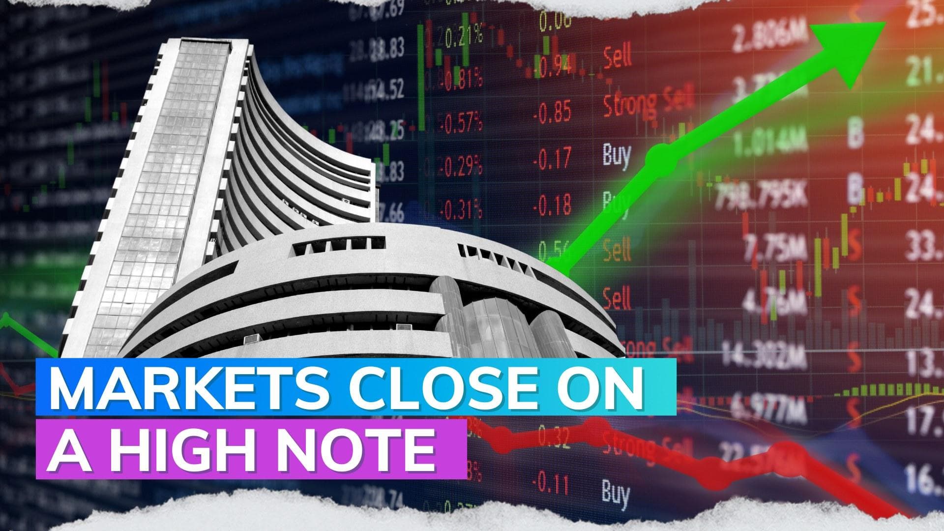 Stock markets end the fiscal year in style: Sensex zooms over 1000 points 