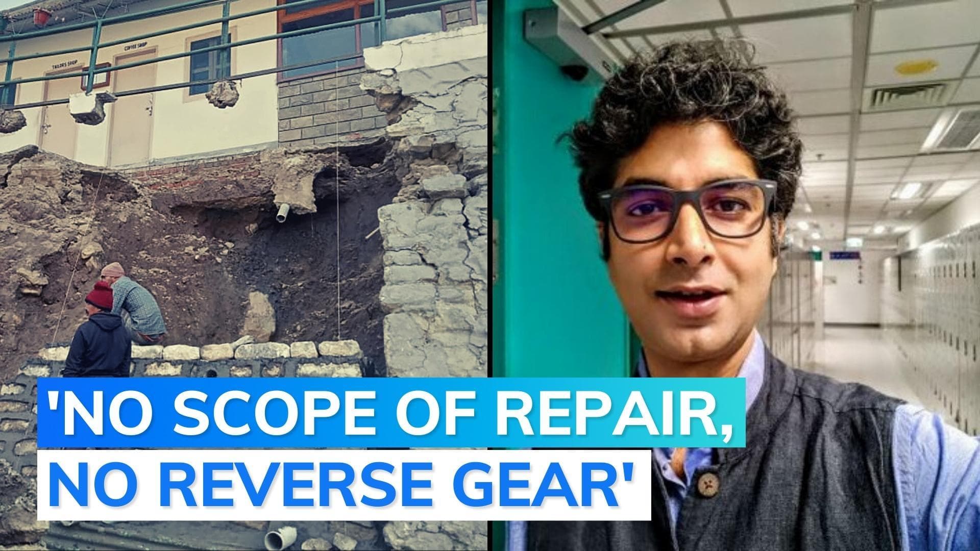 Joshimath land sinking | Environmental expert slams NTPC, says town 'brought down' by engineers