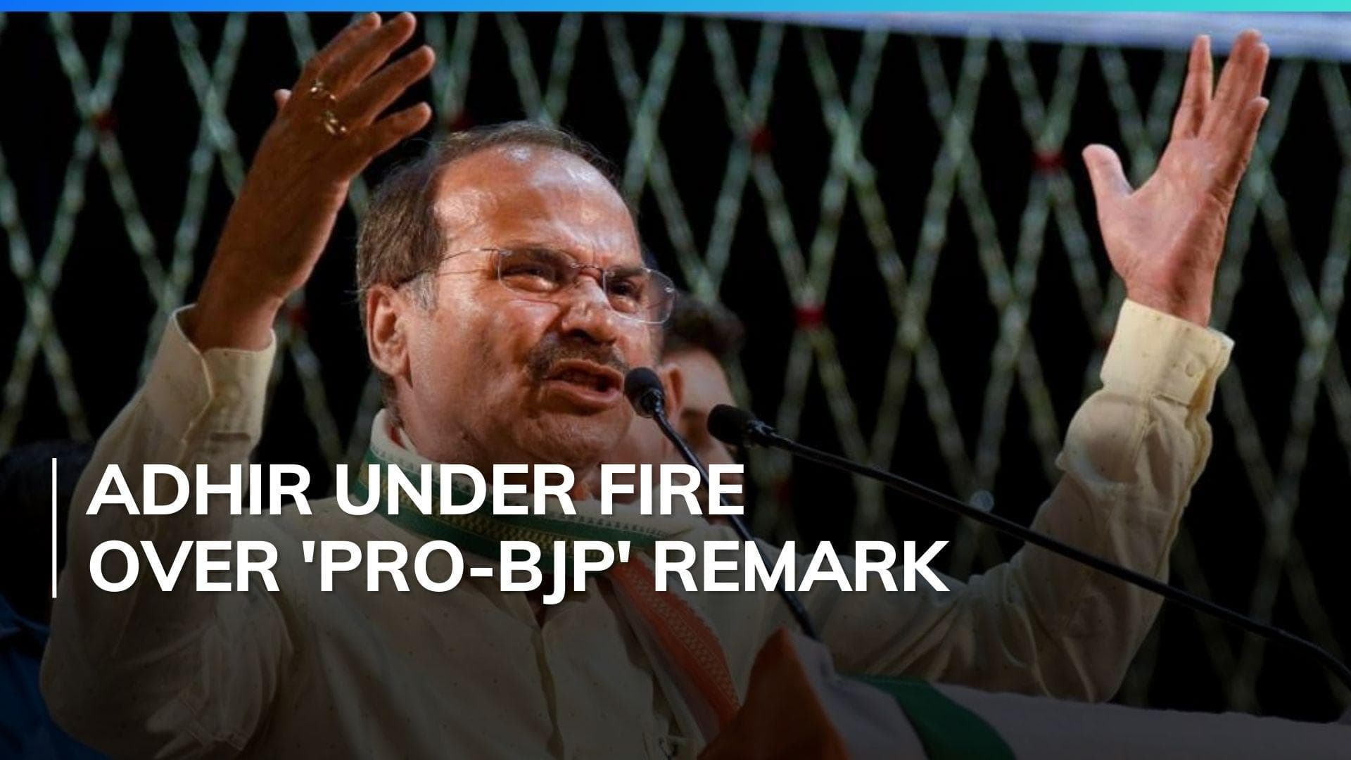 'Better vote for BJP than TMC,' says Adhir Ranjan; TMC hits back