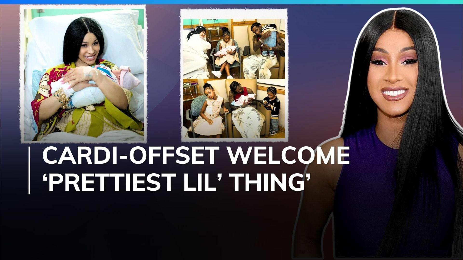 Cardi B Welcomes Baby No. 3 With Estranged Hubby Offset, Shares Candid Pics From Hospital