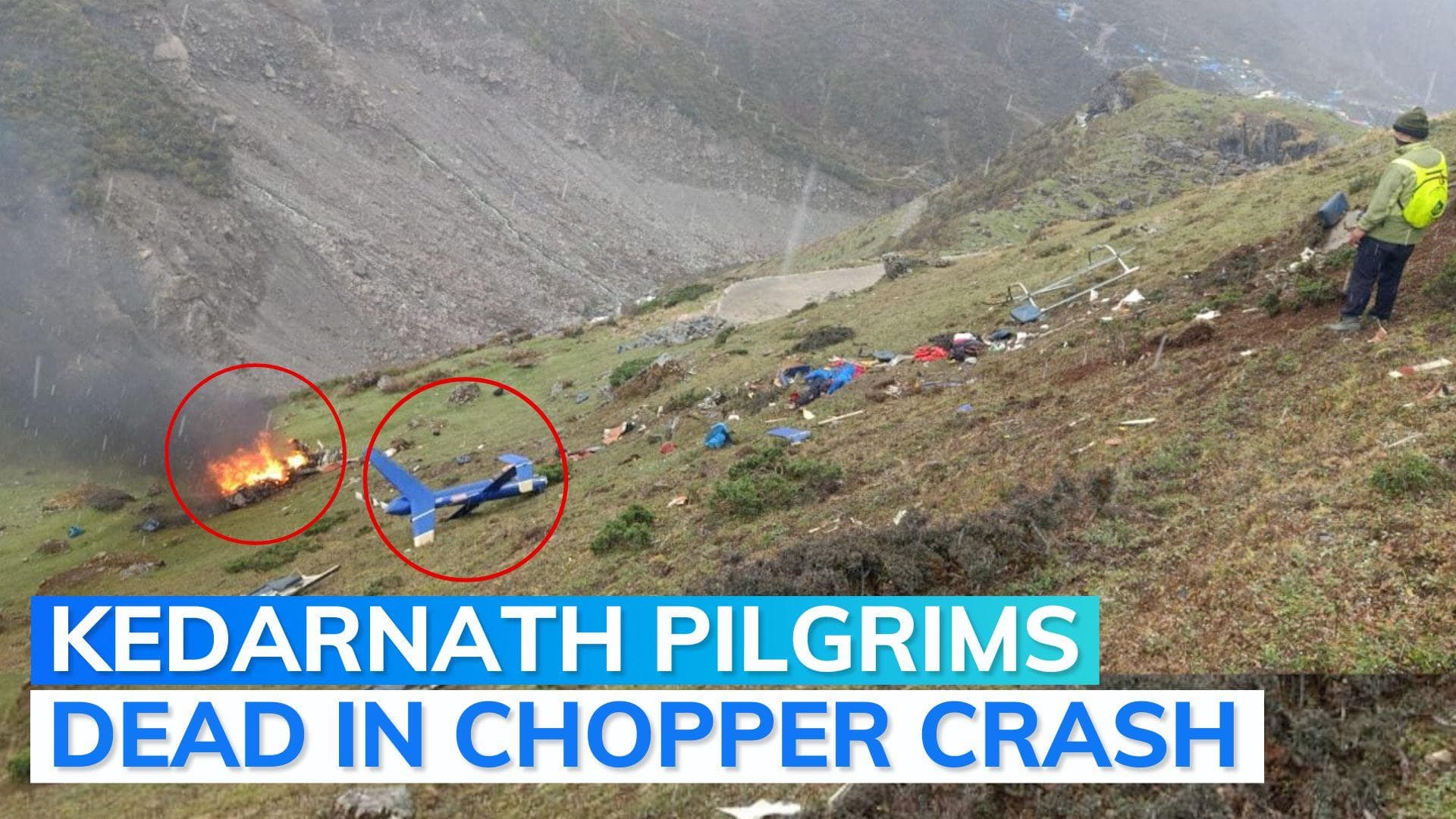 7 dead as chopper with pilgrims crashes in Uttarakhand