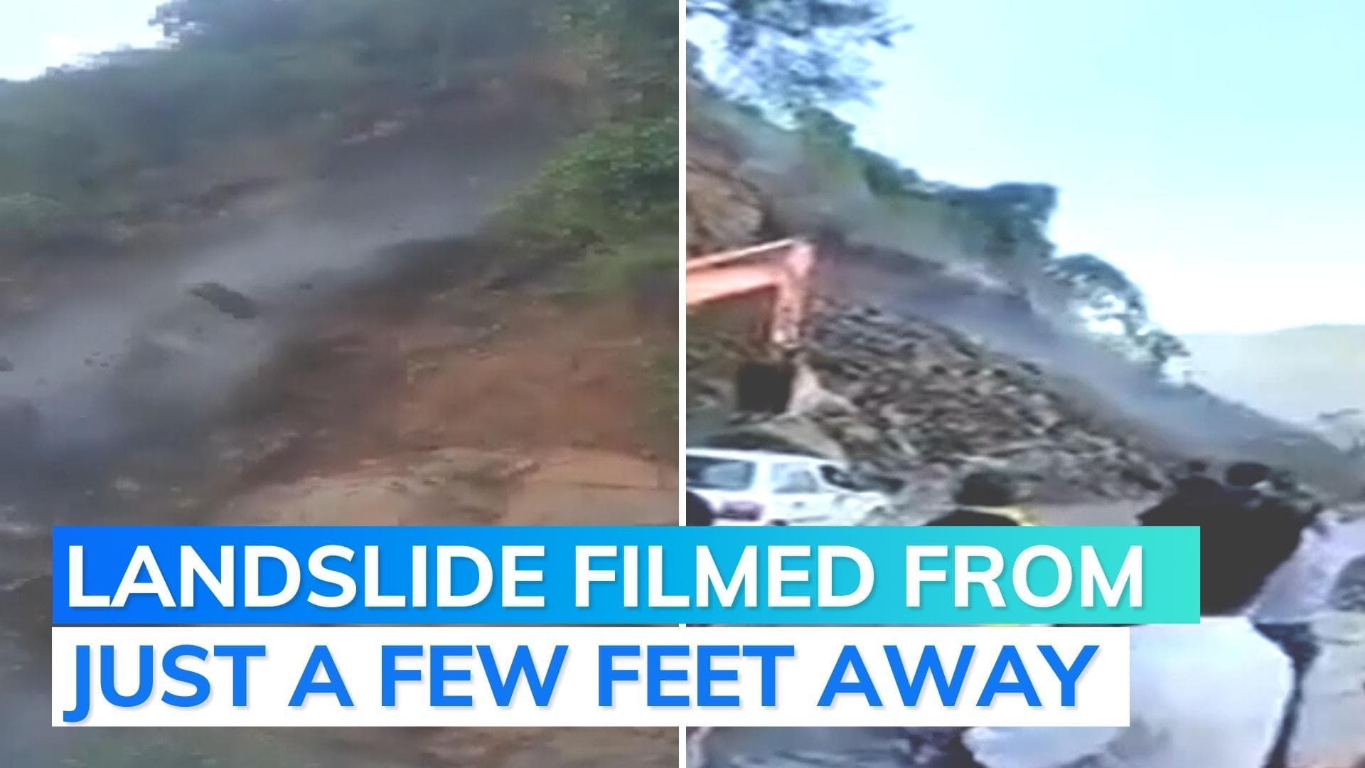 Watch: landslide in Uttarakhand caught on camera; national highway blocked days after 70 road closures
