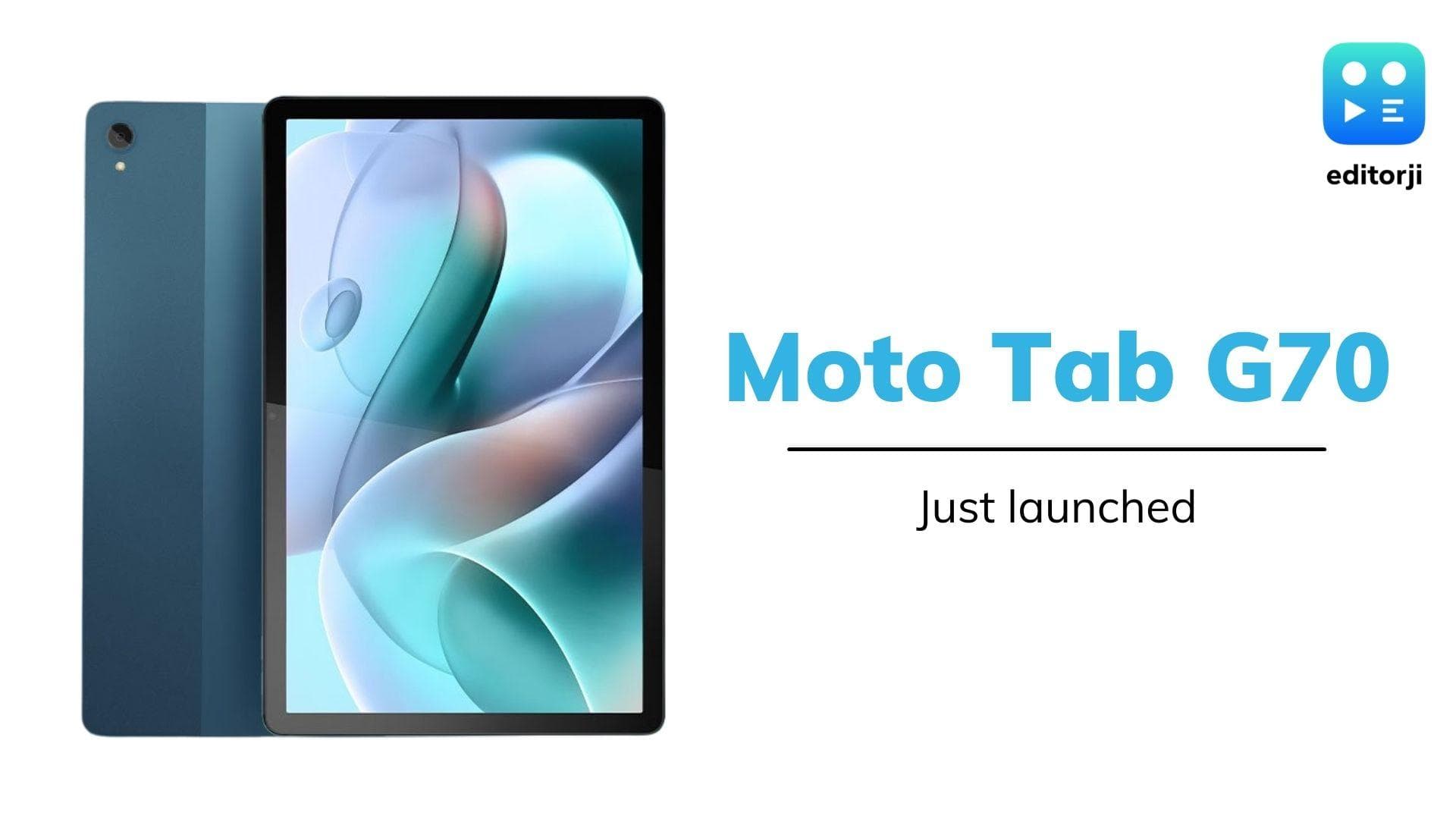Moto Tab G70 LTE launched in India: check price, specs