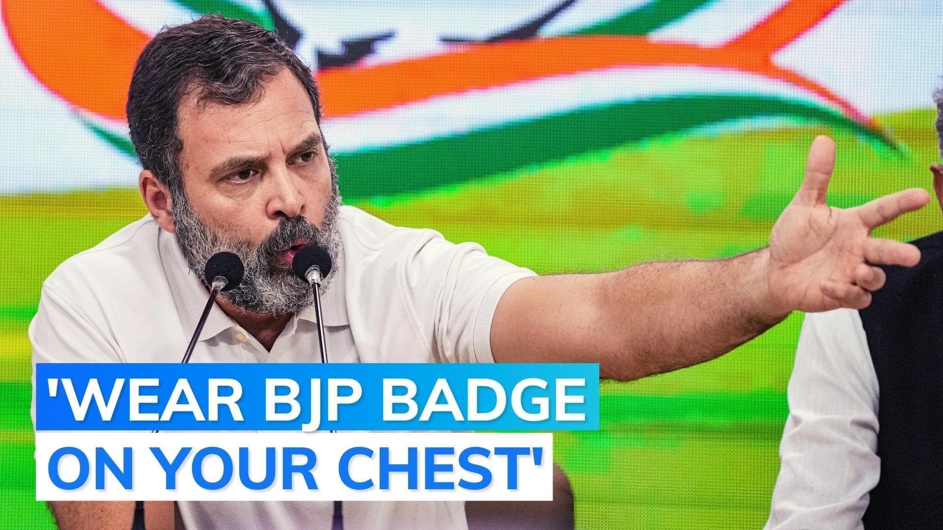 Watch: Rahul Gandhi slams journalist, claims he is asking questions on behalf of BJP
