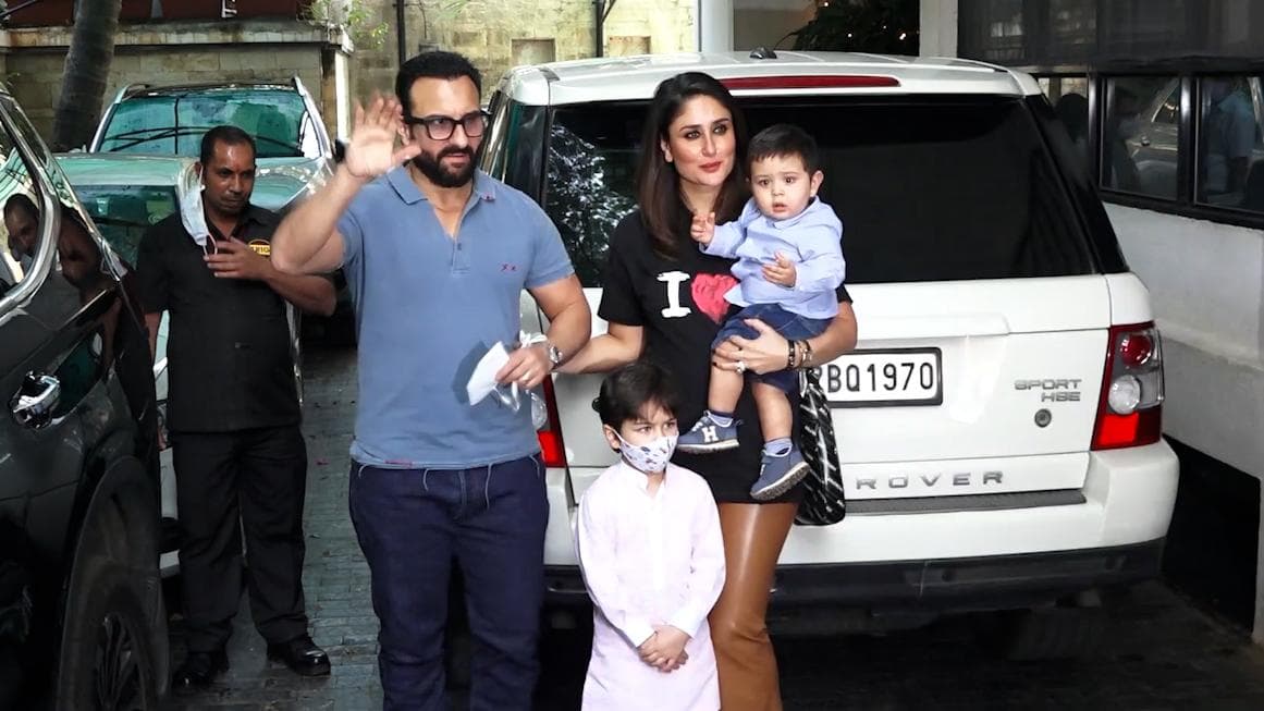 Christmas 2021 : দুই ছেলে ও সইফকে নিয়ে কাপুর পরিবারের সঙ্গে ক্রিসমাস লাঞ্চে করিনা 