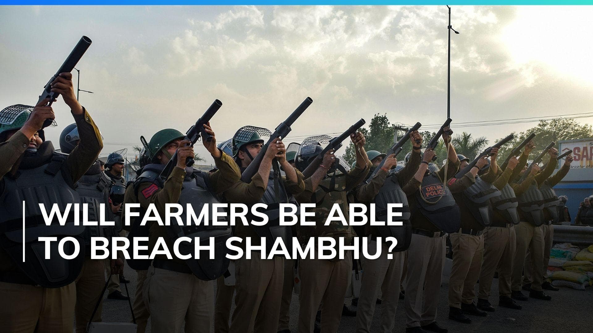 'Delhi Chalo': tear gas fired as farmers attempt to breach Shambhu barricades