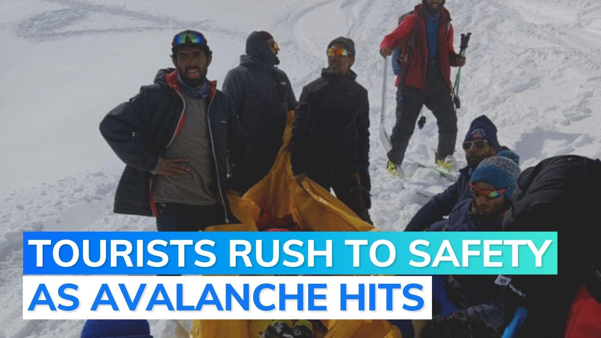 On cam: massive avalanche hits popular ski resort in Gulmarg; several rescued, 2 dead