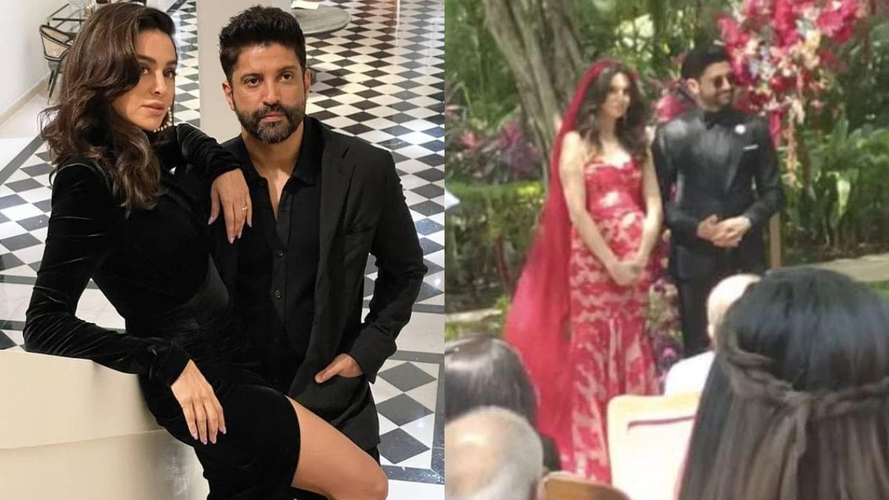 Farhan Akhtar and Shibani Dandekar: Wedding pics are out