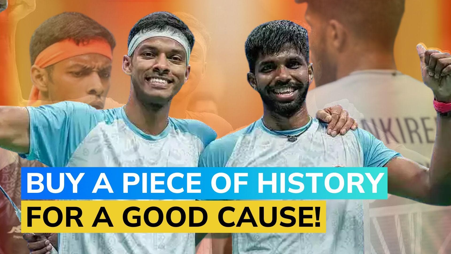 Asian Games gold medallist pair Satwik-Chirag to auction Chirag Shetty's jersey for charity 