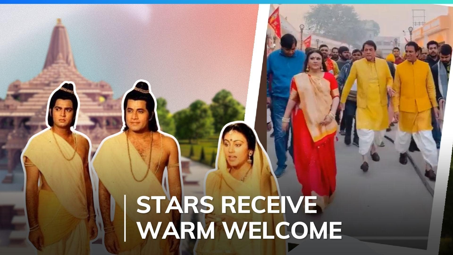 Ram Temple's 'Pran Prathishtha': Ramayan-fame actors Arun Govil, Dipika Chikhlia visit Ayodhya | watch