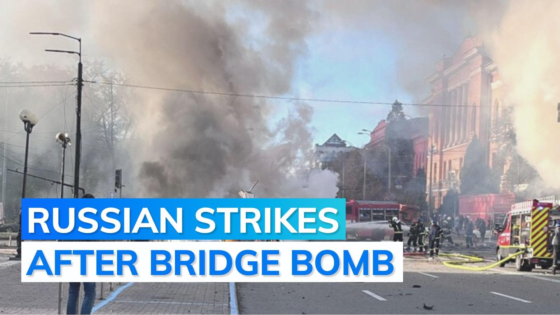 Russia fires barrage of missiles against Ukrainian cities