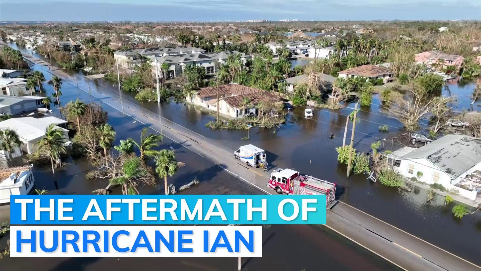 VIDEO: Bird’s eye view of widespread destruction caused by Hurricane Ian