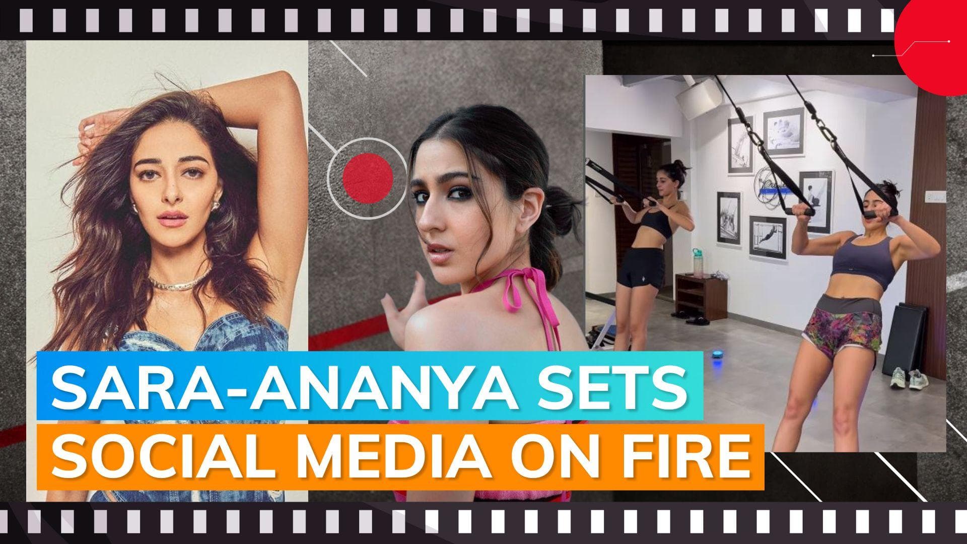 Sara Ali Khan And Ananya Panday are gym bff's now: watch
