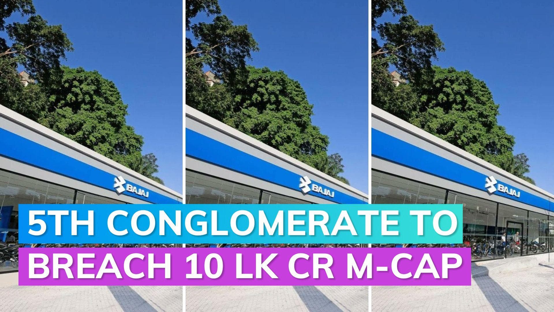 Bajaj Group joins ₹10 Lakh crore market cap club, Bajaj auto and Bajaj finance surge