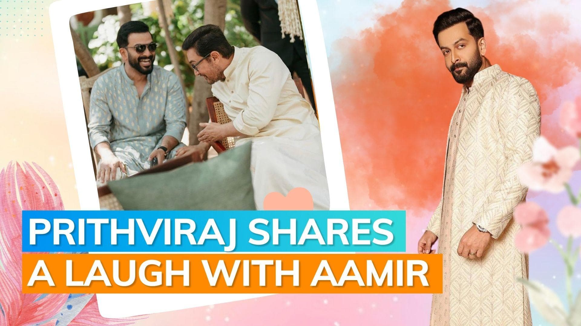 Prithviraj Sukumaran shares candid pic with Aamir Khan from Rajasthan wedding, calls him ‘idol'