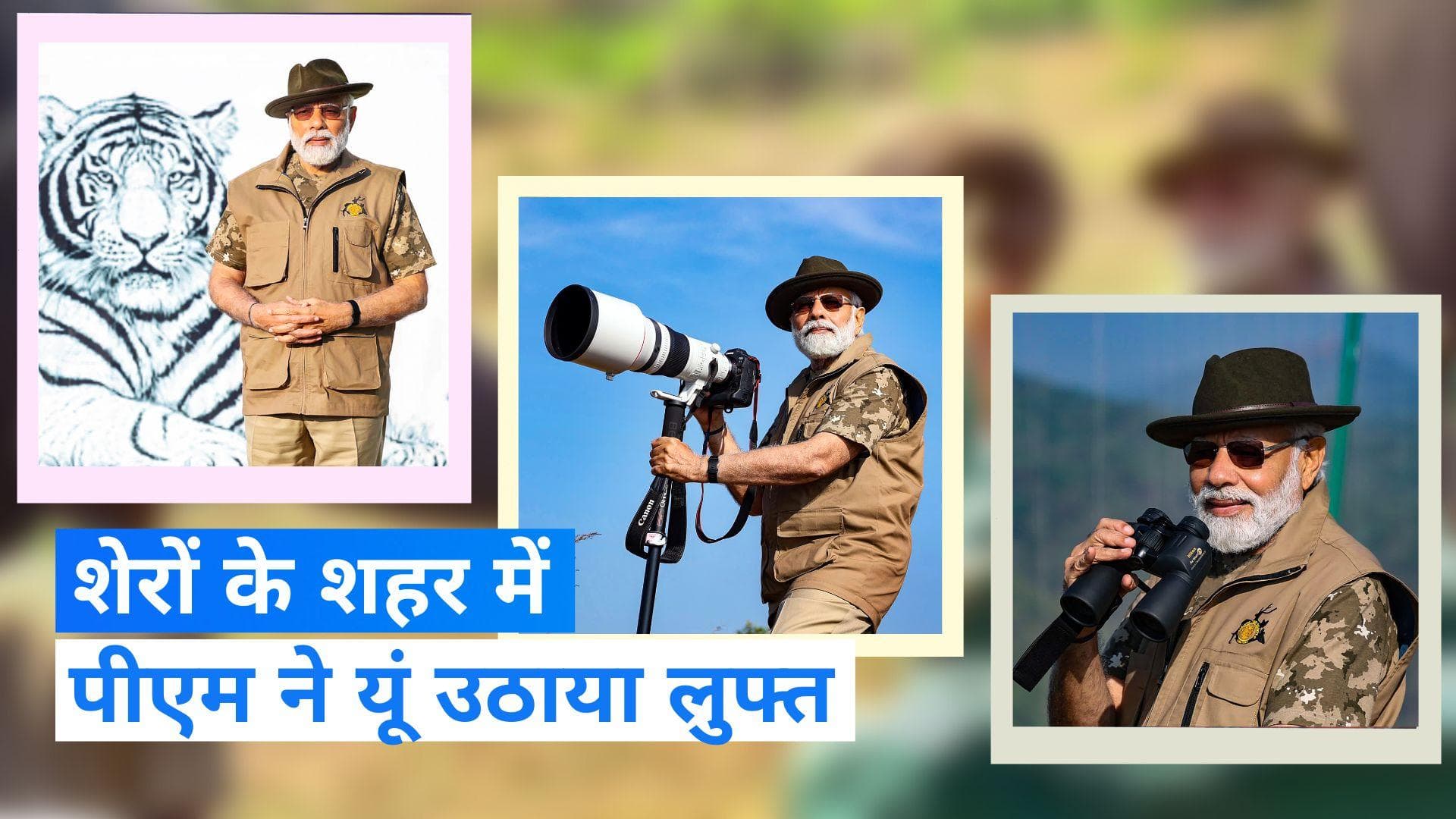 50 Years Of Project Tiger: पीएम मोदी ने उठाया बांदीपुर टाइगर रिजर्व का आनंद, जारी किए बाघों के नए आंकड़े 