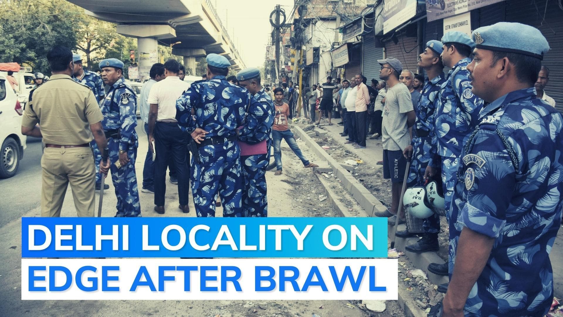 Delhi: tension after man's death in fight; RAF deployed as locals allege communal angle, cops deny